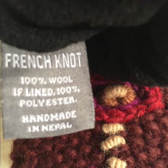 NWOT French Knot wool hand warmers - Picture 5 of 7